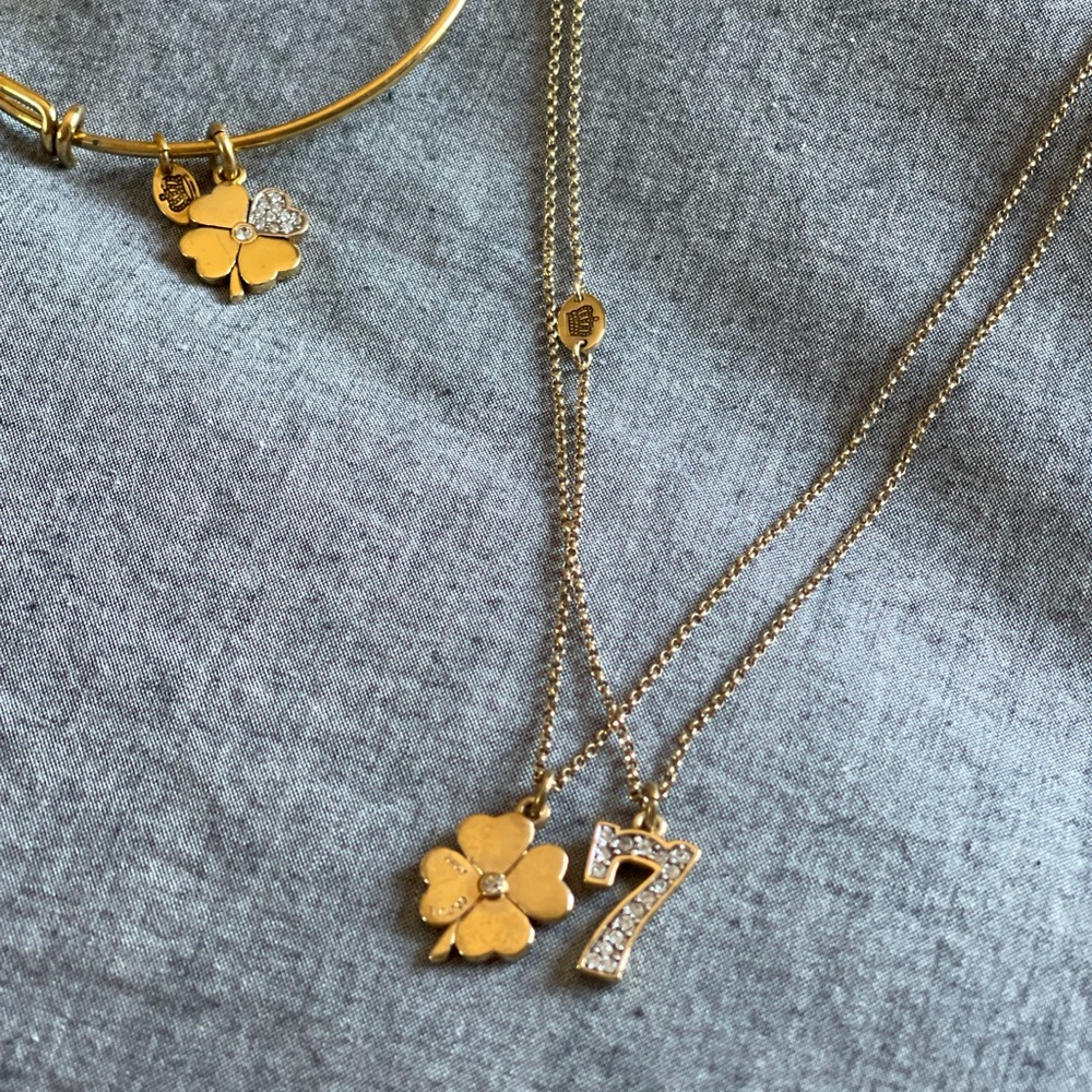 Juicy couture, clover wish necklace and bangle - Picture 4 of 12